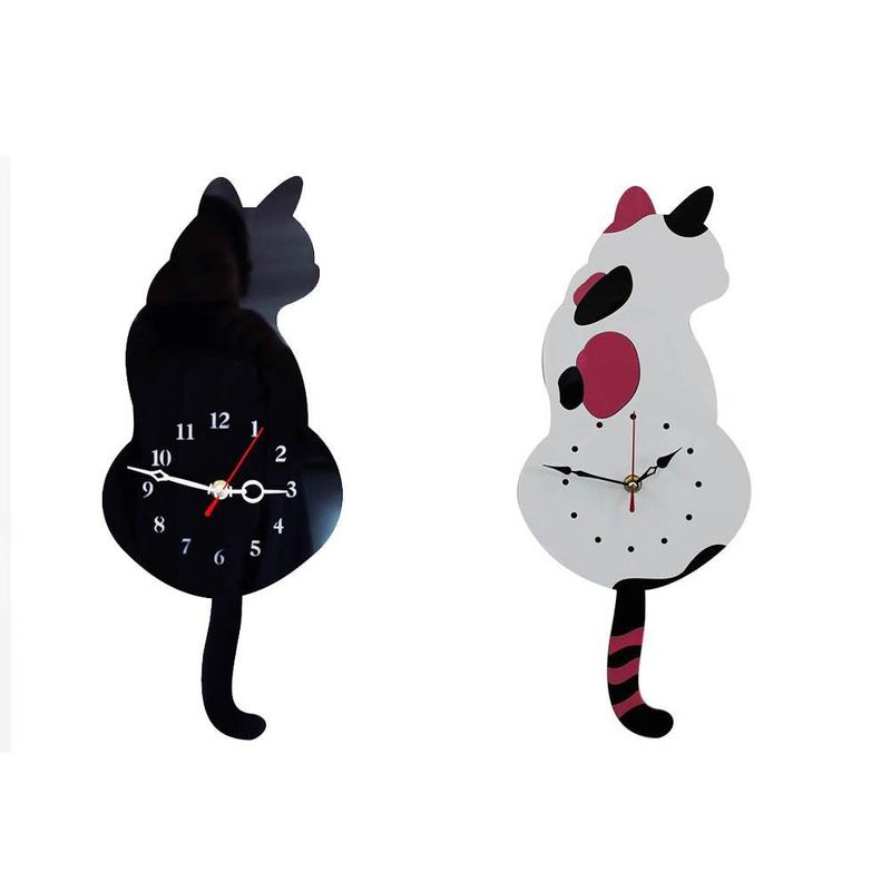 Cat Tail Wall Hanging Clock - Mystery Gadgets cat-tail-wall-hanging-clock, Home Decor