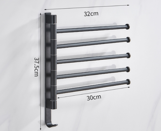 Punch Free Rotating Towel Holder - Mystery Gadgets punch-free-rotating-towel-holder, bathroom, Home & Kitchen