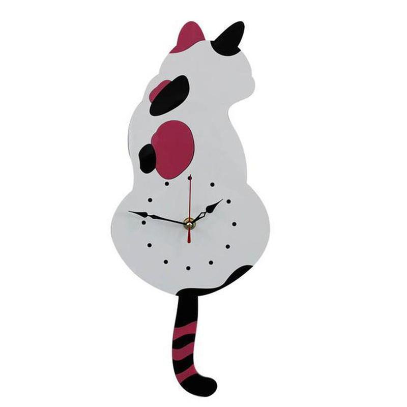 Cat Tail Wall Hanging Clock - Mystery Gadgets cat-tail-wall-hanging-clock, Home Decor