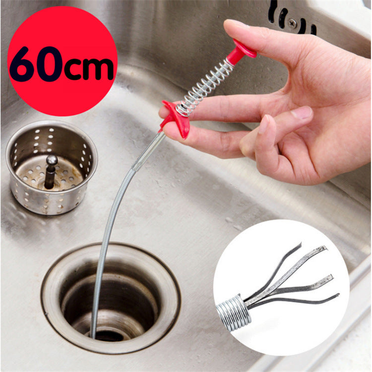 Spring Pipe Dredging Tool - Mystery Gadgets kitchen-pass-sewer-dredge-spring-pipe-dredge-tool, Kitchen & Dining