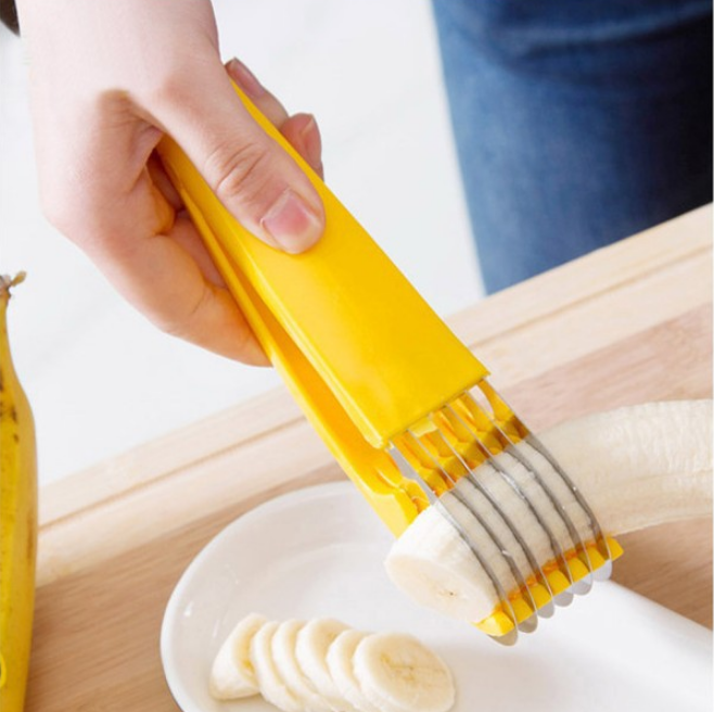 Stainless Steel Banana Slicer - Mystery Gadgets stainless-steel-banana-slicer, 
