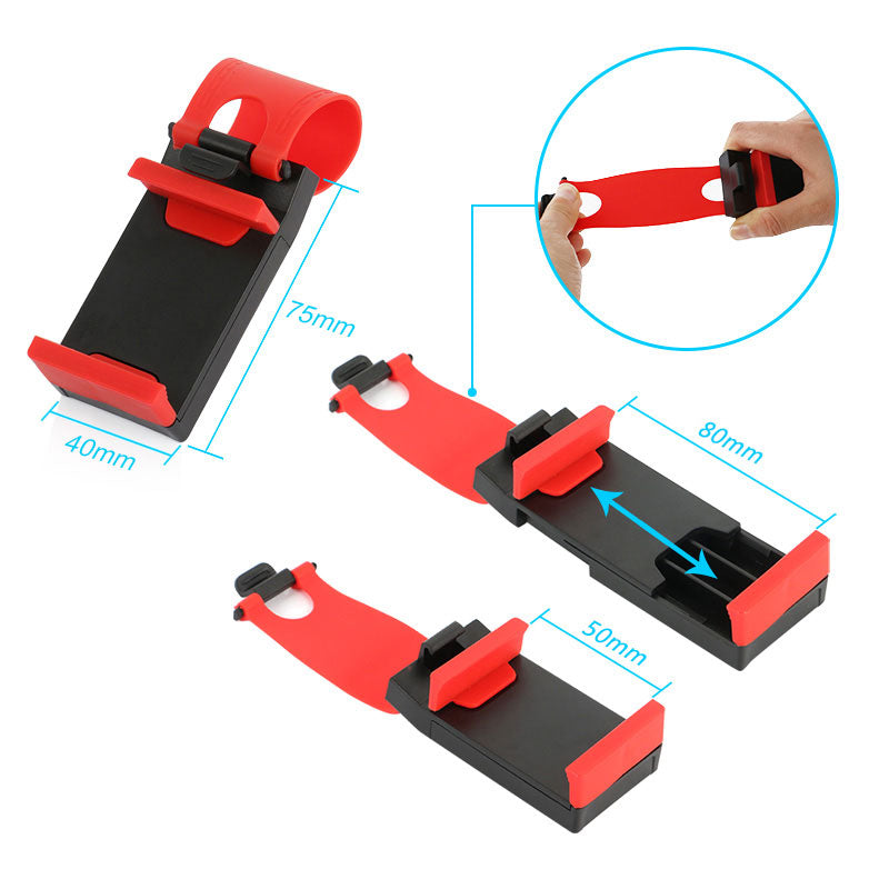 Car Steering Wheel Mount Mobile Holder - Mystery Gadgets car-steering-wheel-mount-mobile-holder, Car Steering Mobile Holder
