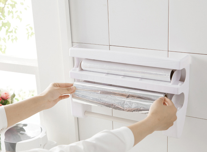 4 in 1 Kitchen Wall-Mounted Storage Rack - Mystery Gadgets 4-in-1-kitchen-wall-mounted-storage-rack, Gadget, Home & Kitchen, Storage
