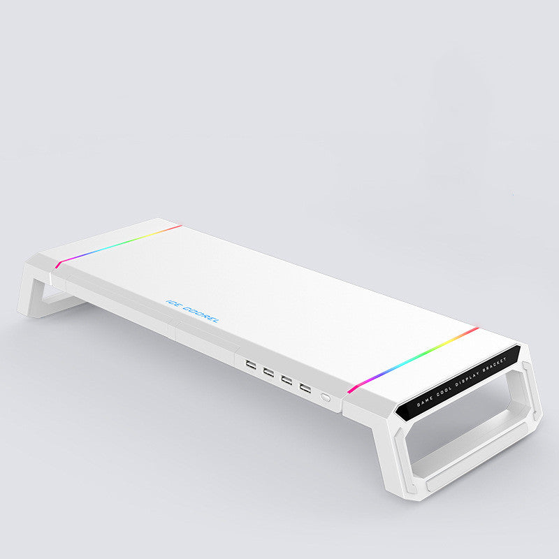 RGB Computer Monitor Raiser Stand - Mystery Gadgets rgb-computer-monitor-raiser-stand, Computer & Accessories