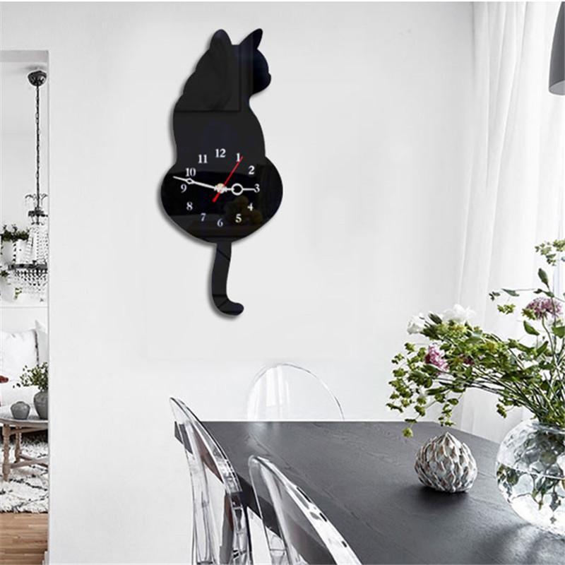 Cat Tail Wall Hanging Clock - Mystery Gadgets cat-tail-wall-hanging-clock, Home Decor