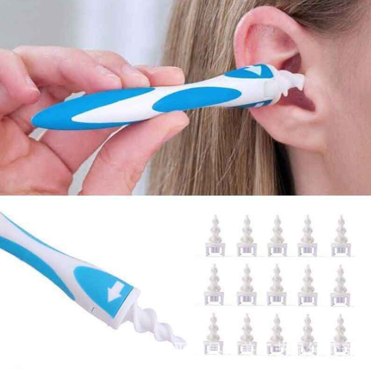 Earwax Cleaner With Replacement Heads - Mystery Gadgets earwax-cleaner-with-replacement-heads, Health & Beauty