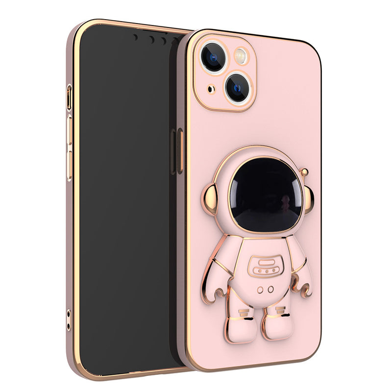 Electroplated Astronaut Folding Stand Phone Case - Mystery Gadgets electroplated-astronaut-folding-stand-phone-case, Phone Case