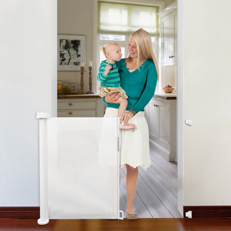 Retractable Child And Pet Safety Fence - Mystery Gadgets retractable-child-and-pet-safety-fence, home