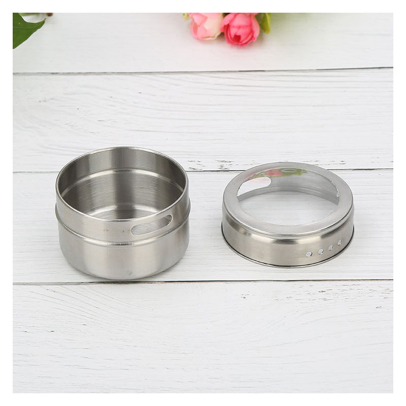 Stainless Steel Magnetic Spice Jar - Mystery Gadgets stainless-steel-magnetic-spice-jar, 