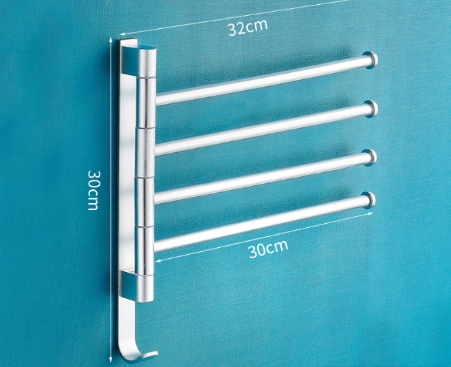 Punch Free Rotating Towel Holder - Mystery Gadgets punch-free-rotating-towel-holder, bathroom, Home & Kitchen