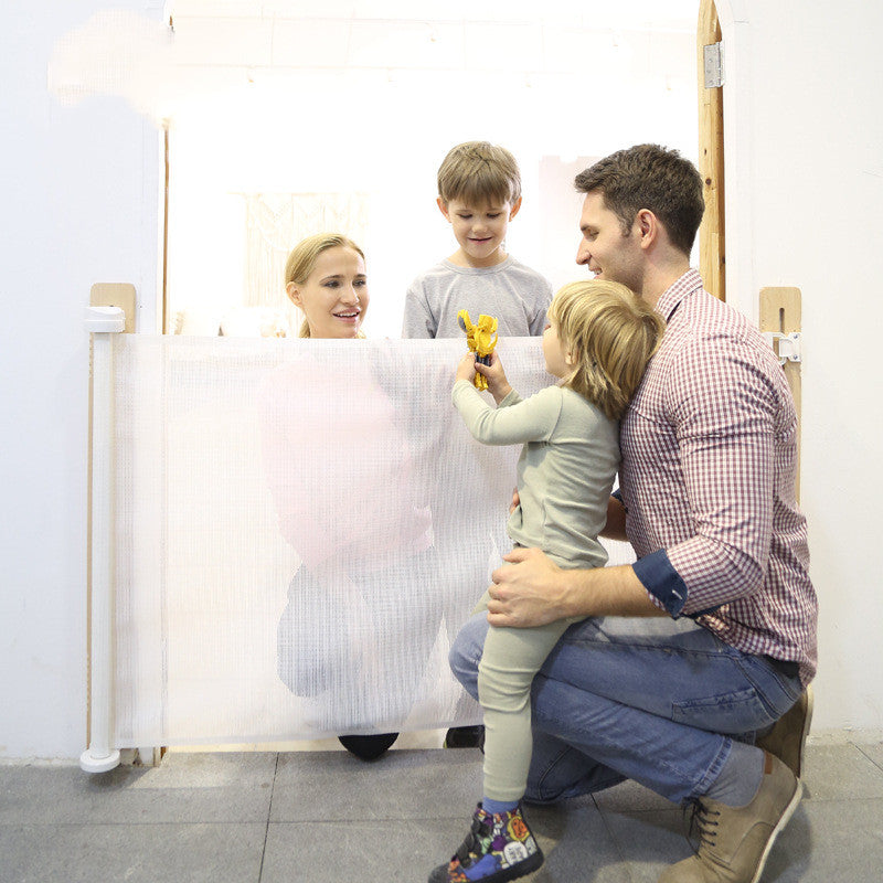 Retractable Child And Pet Safety Fence - Mystery Gadgets retractable-child-and-pet-safety-fence, home