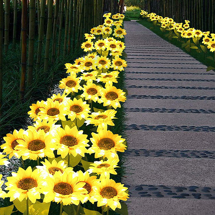 LED Solar Sunflower Garden Lights - Mystery Gadgets led-solar-sunflower-garden-lights, home, Home Decor