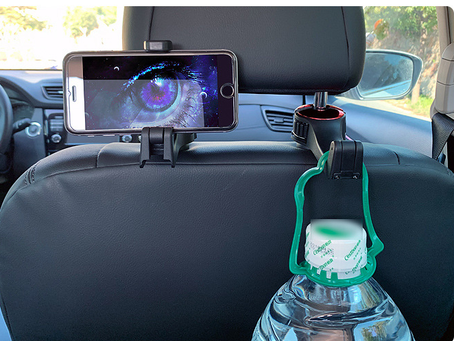 Car Headrest Hook Phone Holder - Mystery Gadgets car-headrest-hook-phone-holder, Hook Phone Holder