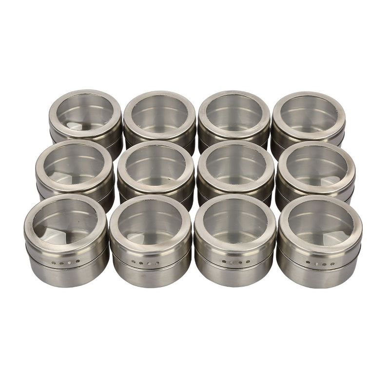 Stainless Steel Magnetic Spice Jar - Mystery Gadgets stainless-steel-magnetic-spice-jar, 