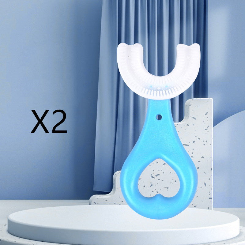 Children's U-shaped Electric Toothbrush - Mystery Gadgets childrens-u-shaped-electric-toothbrush, home