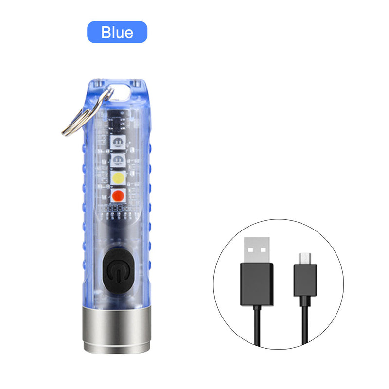Rechargeable Magnetic Keychain Flashlight - Mystery Gadgets rechargeable-magnetic-keychain-flashlight, Keychain Flashlight