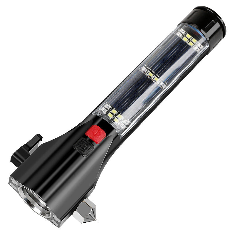 Multifunctional Flashlight With Hammer - Mystery Gadgets multifunctional-flashlight-with-hammer, Flashlight