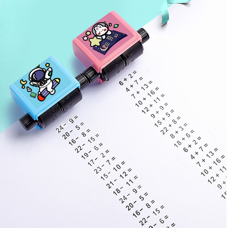 Addition And Subtraction Roller Stamp - Mystery Gadgets addition-and-subtraction-roller-stamp, kids, Roller Stamp