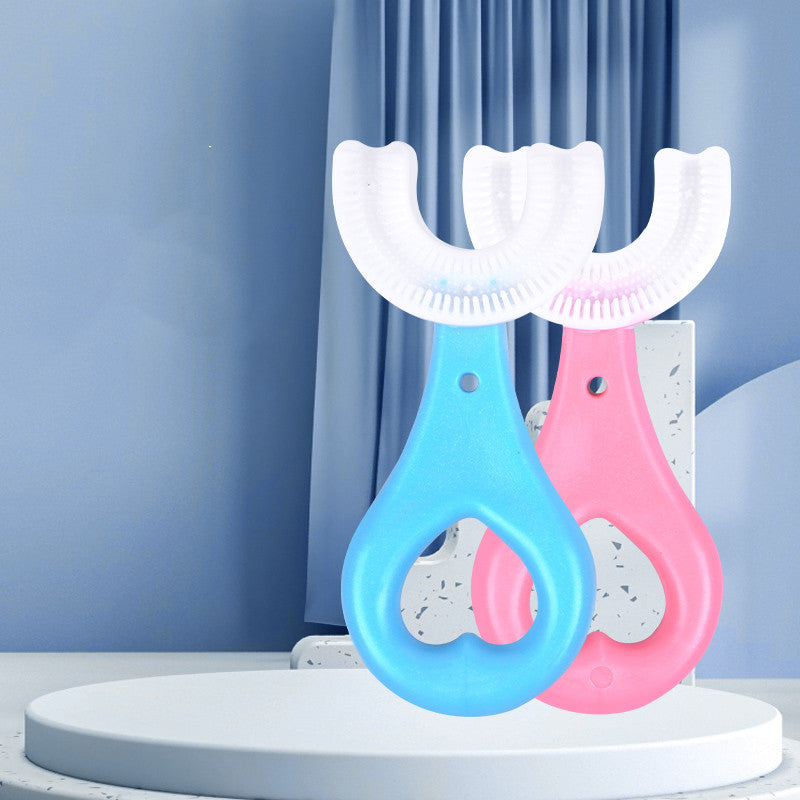 Children's U-shaped Electric Toothbrush - Mystery Gadgets childrens-u-shaped-electric-toothbrush, home