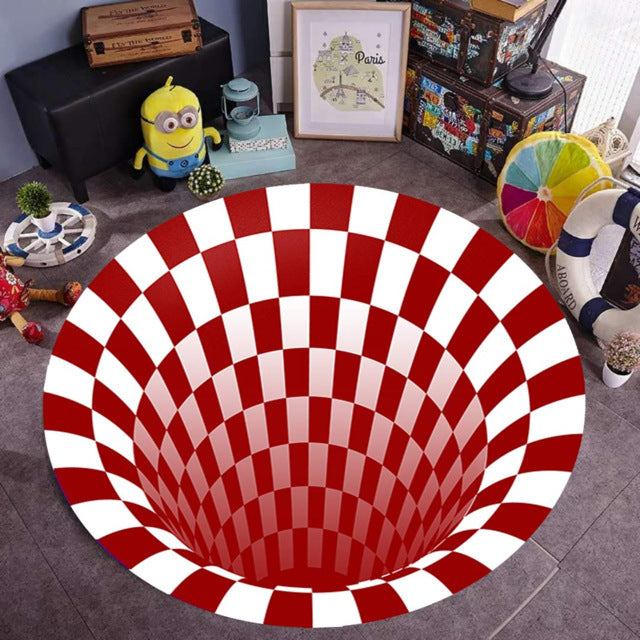 3D Vortex Illusion Carpet - Mystery Gadgets 3d-vortex-illusion-carpet, home, Home Decor