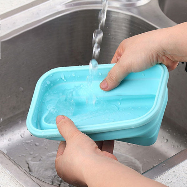 4 Pcs Silicone Collapsible Food Container - Mystery Gadgets 4-pcs-silicone-collapsible-food-container, Home & Kitchen, kitchen, Kitchen & Dining
