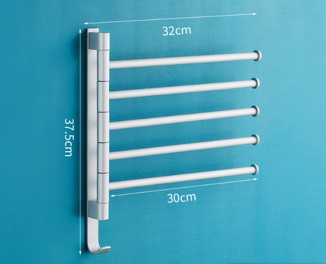 Punch Free Rotating Towel Holder - Mystery Gadgets punch-free-rotating-towel-holder, bathroom, Home & Kitchen