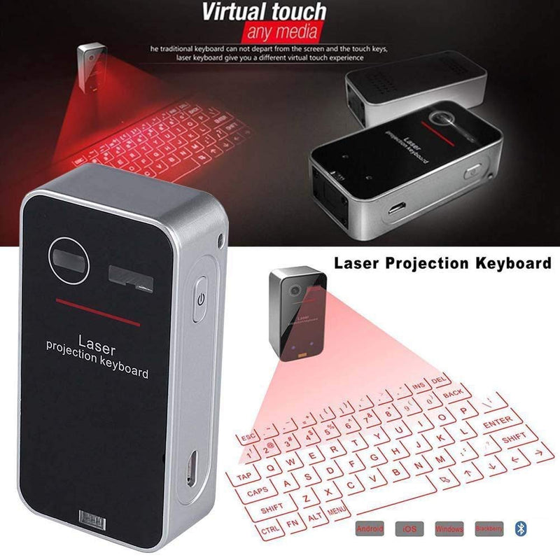 Bluetooth Wireless Laser Keyboard - Mystery Gadgets bluetooth-wireless-laser-keyboard, Computer & Accessories, Gadget