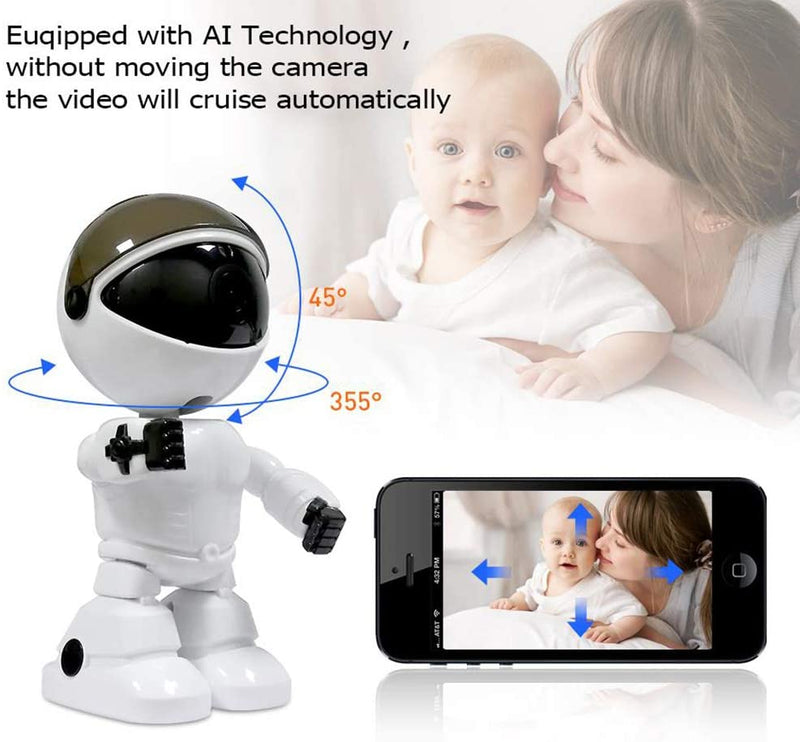 Robot Auto Tracking Camera 1080P HD - Mystery Gadgets robot-auto-tracking-camera-1080p-hd, Camera