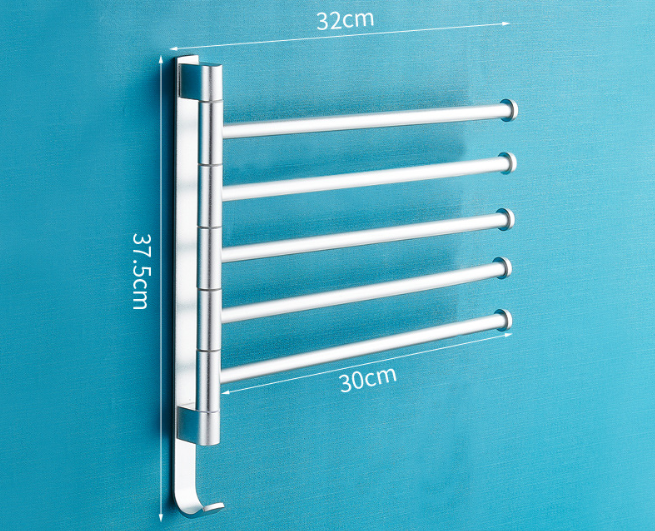 Punch Free Rotating Towel Holder - Mystery Gadgets punch-free-rotating-towel-holder, bathroom, Home & Kitchen