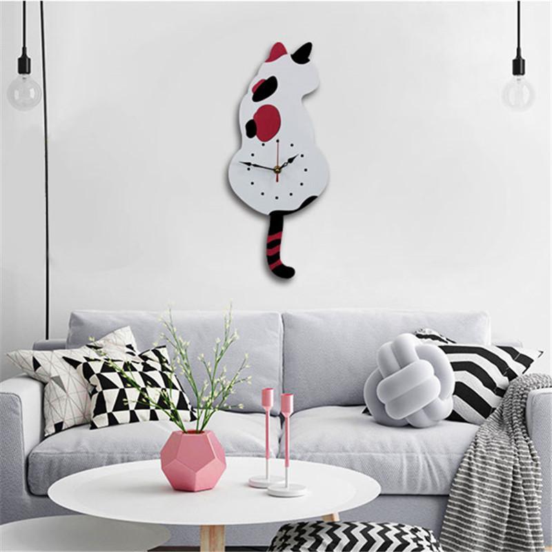 Cat Tail Wall Hanging Clock - Mystery Gadgets cat-tail-wall-hanging-clock, Home Decor
