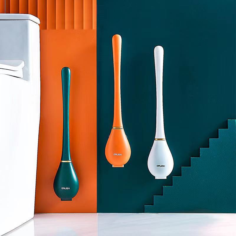 Wall-mounted Silicone Toilet Brush - Mystery Gadgets wall-mounted-silicone-toilet-brush, 