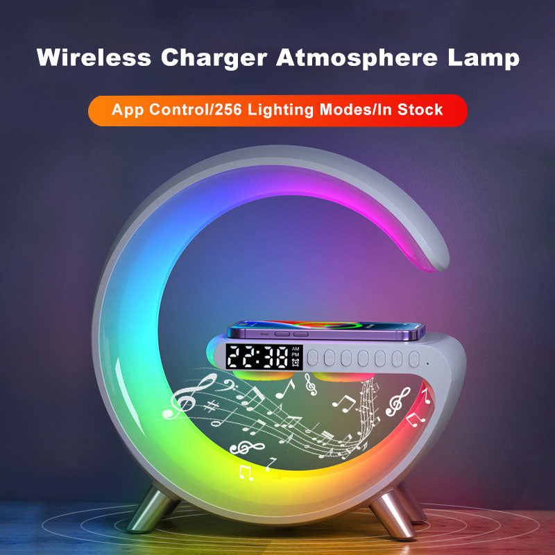 Intelligent Bluetooth Speaker Lamp With Alarm - Mystery Gadgets intelligent-bluetooth-speaker-lamp-with-alarm, 
