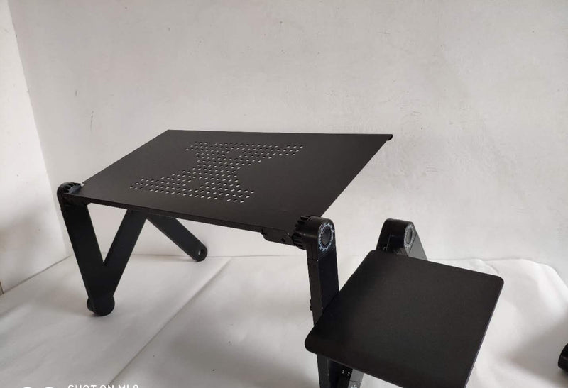 Adjustable Ergonomic Portable Aluminum Laptop Desk - Mystery Gadgets adjustable-ergonomic-portable-aluminum-laptop-desk, Computer & Accessories, Home & Kitchen, Laptop