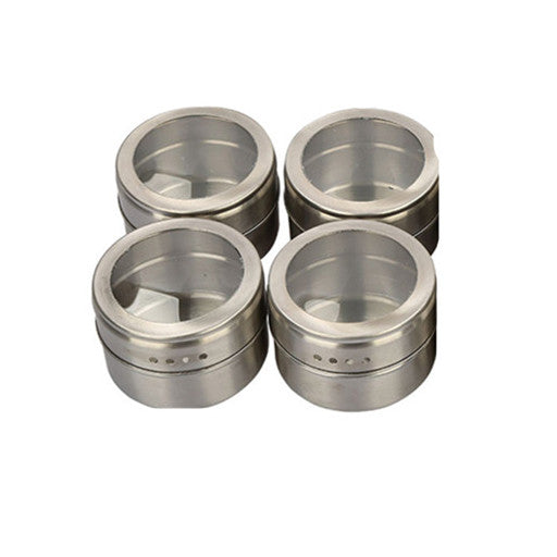 Stainless Steel Magnetic Spice Jar - Mystery Gadgets stainless-steel-magnetic-spice-jar, 