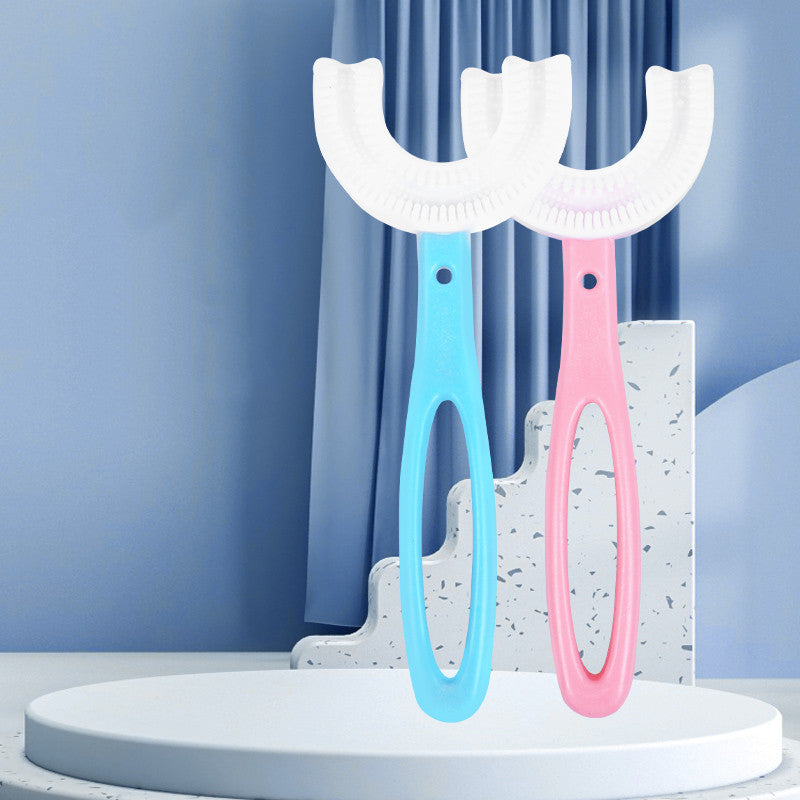 Children's U-shaped Electric Toothbrush - Mystery Gadgets childrens-u-shaped-electric-toothbrush, home