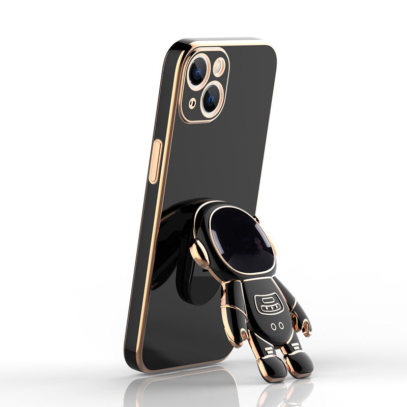 Electroplated Astronaut Folding Stand Phone Case - Mystery Gadgets electroplated-astronaut-folding-stand-phone-case, Phone Case