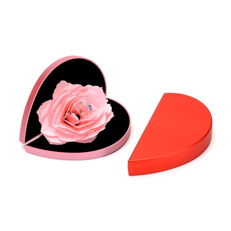Heart-Shaped Rose Ring Box - Mystery Gadgets heart-shaped-rose-ring-box, Gift