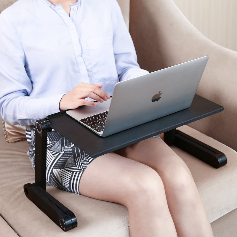 Adjustable Ergonomic Portable Aluminum Laptop Desk - Mystery Gadgets adjustable-ergonomic-portable-aluminum-laptop-desk, Computer & Accessories, Home & Kitchen, Laptop