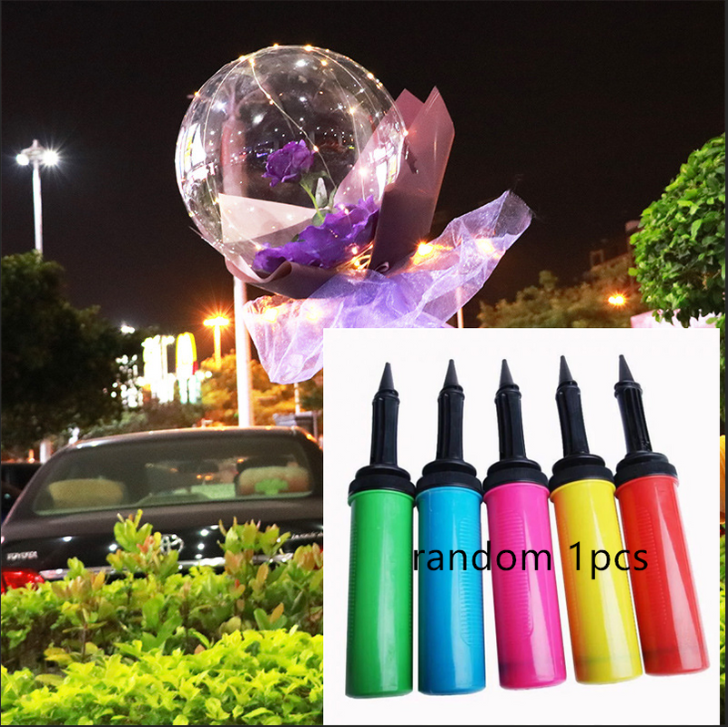 LED Luminous Balloon Rose Bouquet - Mystery Gadgets led-luminous-balloon-rose-bouquet-transparent-bobo-ball-rose, Christmas Collections, Gifts, Home Decor