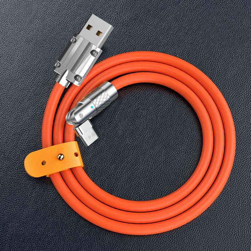 Rotatable Fast Charge Data Cable - Mystery Gadgets rotatable-fast-charge-data-cable, Mobile & Accessories