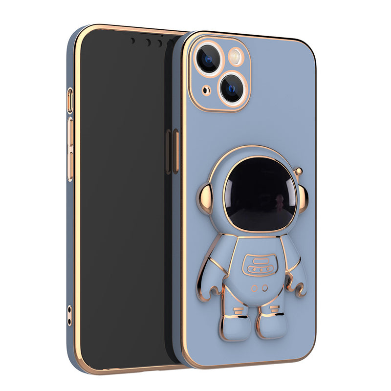 Electroplated Astronaut Folding Stand Phone Case - Mystery Gadgets electroplated-astronaut-folding-stand-phone-case, Phone Case