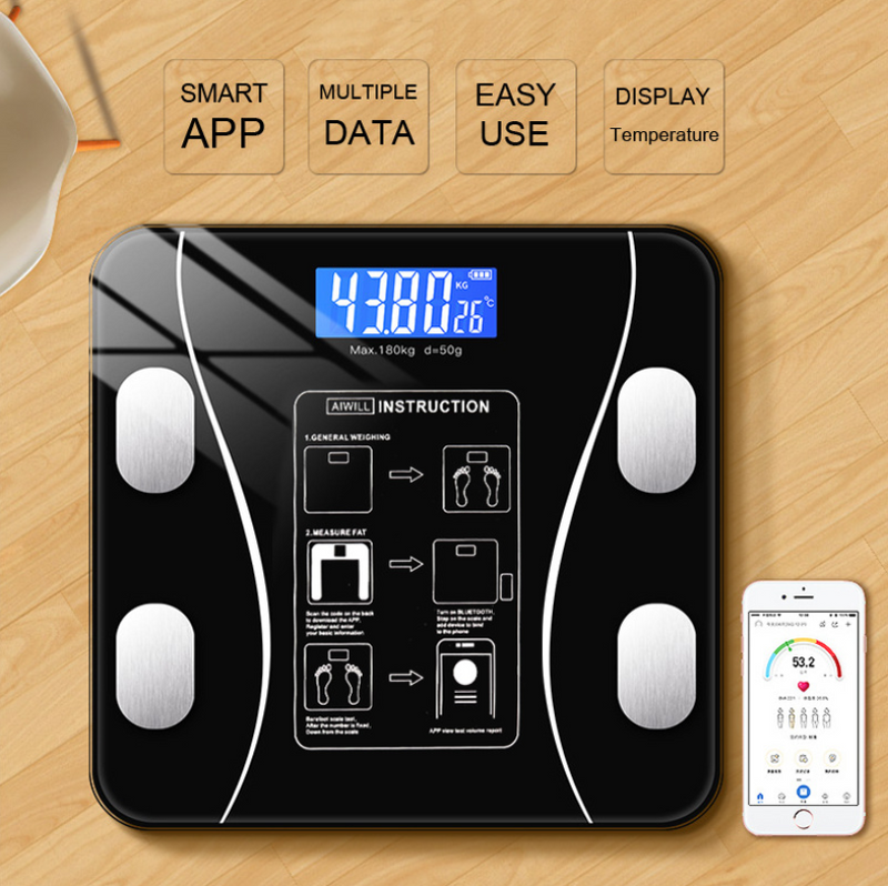 Smart Wireless Body Fat Scale - Mystery Gadgets smart-wireless-body-fat-scale, Health