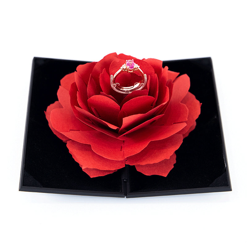 Heart-Shaped Rose Ring Box - Mystery Gadgets heart-shaped-rose-ring-box, Gift