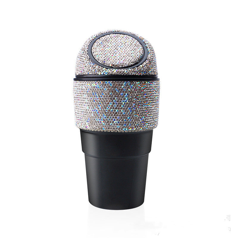 Diamond Studded Car Trash Can - Mystery Gadgets diamond-studded-car-trash-can, Car Accessories