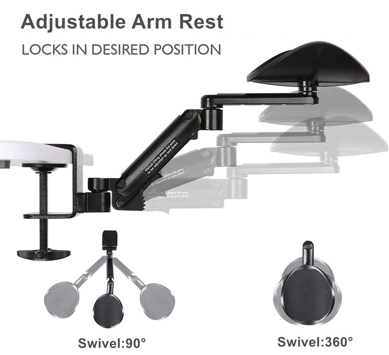 Adjustable Desk Armrest Bracket - Mystery Gadgets adjustable-desk-armrest-bracket, 