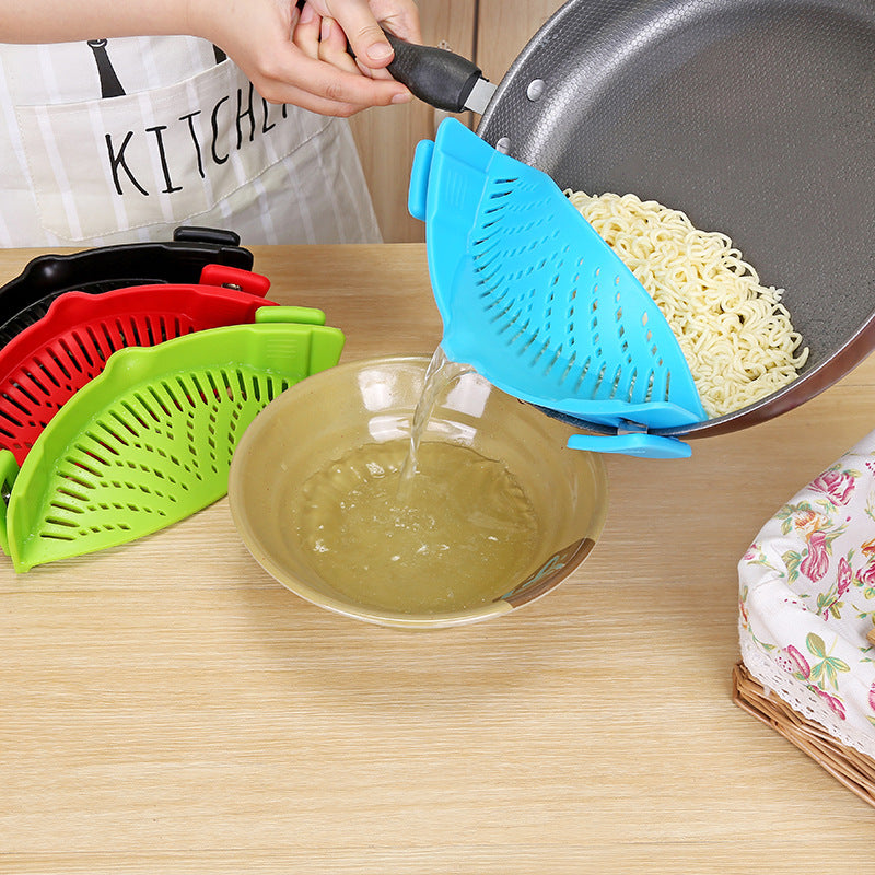 Clips Silicone Pots Drainer - Mystery Gadgets clips-silicone-pots-drainer, kitchen, Pots Drainer