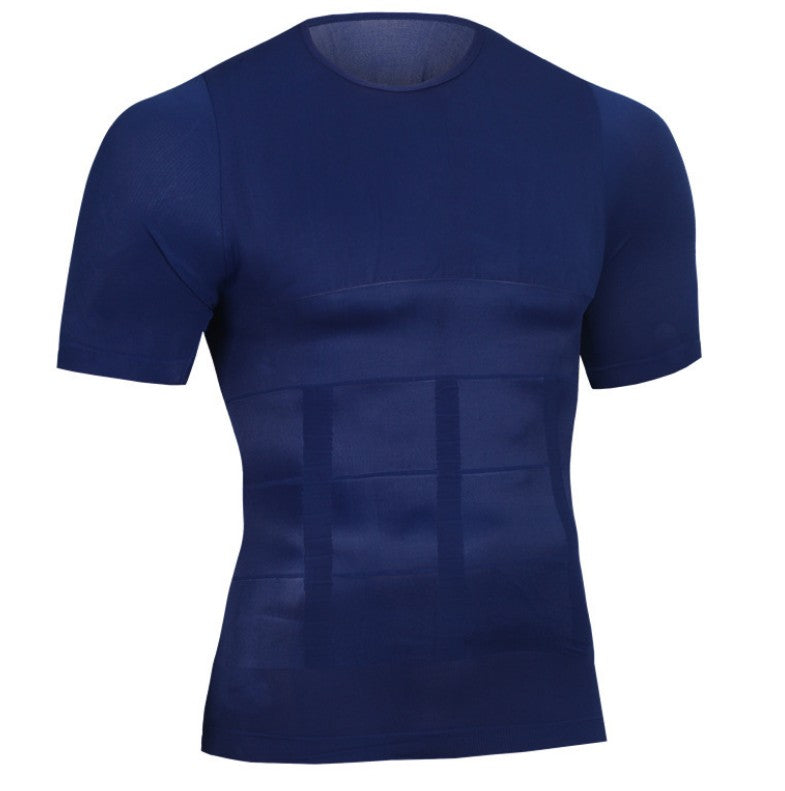 Men's Body Shaper Slimming T-Shirt - Mystery Gadgets mens-body-shaper-slimming-t-shirt, T-Shirt