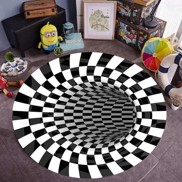 3D Vortex Illusion Carpet - Mystery Gadgets 3d-vortex-illusion-carpet, home, Home Decor