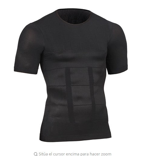 Men's Body Shaper Slimming T-Shirt - Mystery Gadgets mens-body-shaper-slimming-t-shirt, T-Shirt