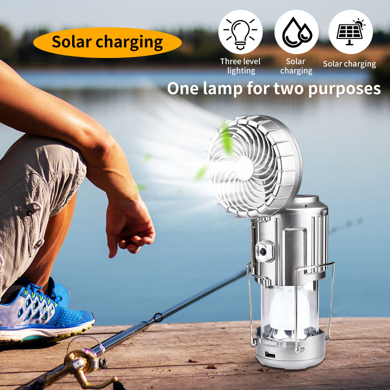 Lanterns Camping Solar Fan LED Light - Mystery Gadgets lanterns-camping-solar-fan-led-light, 